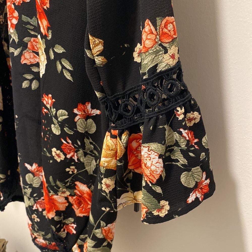 Sweet claire floral bell sleeve kimono - Picture 6 of 8